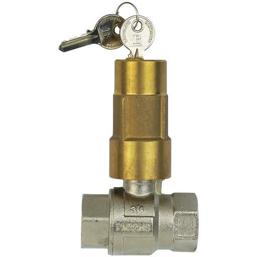 3/4"Bsp Brass Ball Valve Bspp Full Flow Locking