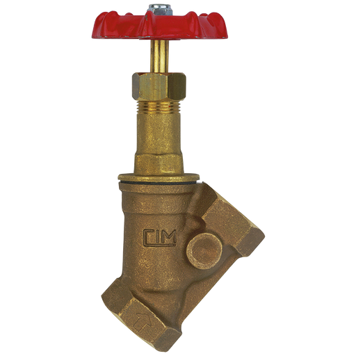 1/2" Bsp Fem Bronze Oblique Stop Valve