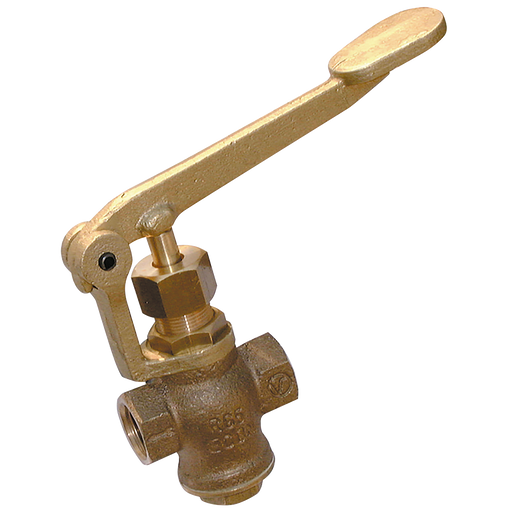 1" Bsp Fem Self-Closing Lever Globe