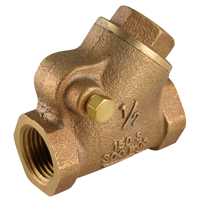 1" Bspt Fxf Bz Swing Check Valve