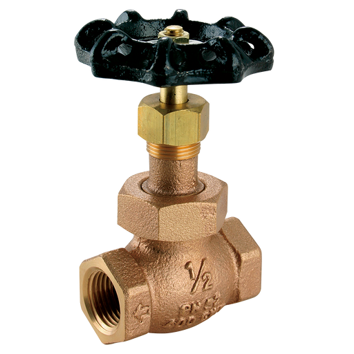 1.1/4"Bspt Fxf Bz Globe Valve Hand Wheel