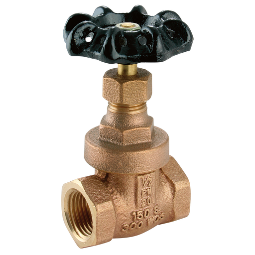 3/4" Bspt Fxf Bz Gate Valve Hand Wheel