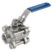 3/4" Bspp 316 Ss Ball Valve 3Piece