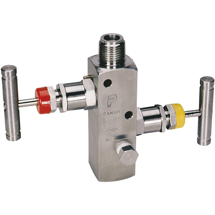 2 Valve Manifold Remote Mount 1/2" Npt