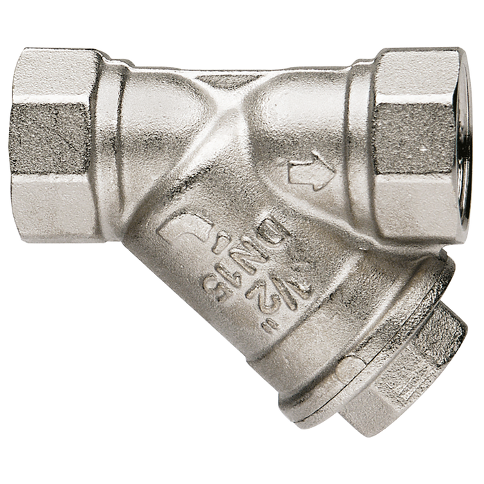 1.1/2"Bsp Fem Brass "Y" Straightainer Plated