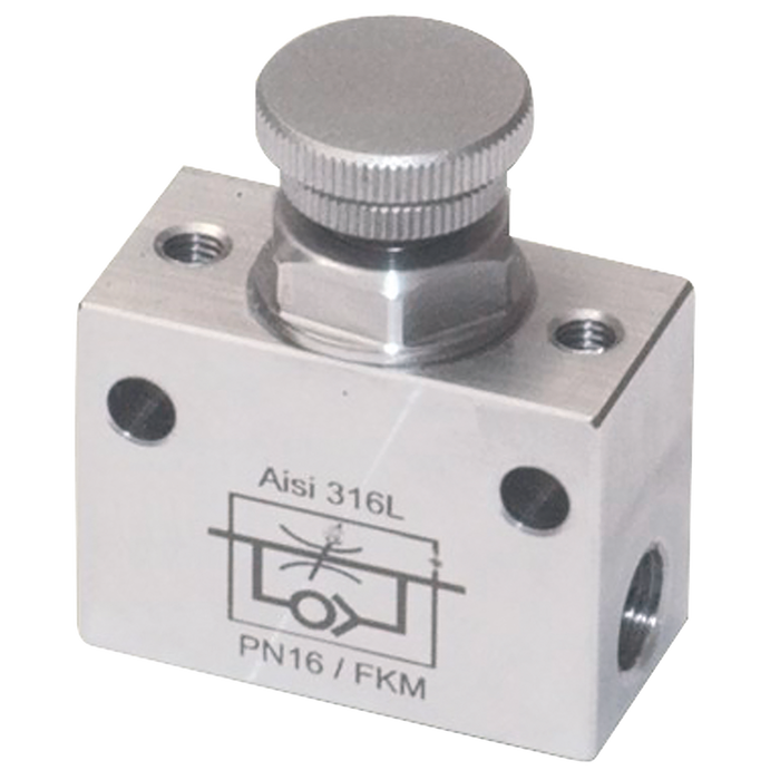 G3/8 In-Line Bspp Flow Control Reg.