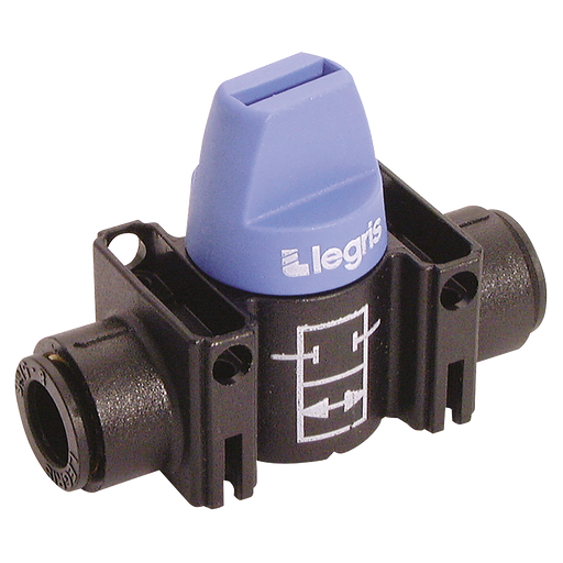 8Mm Od Ball Valve 2/2 With Push-In Connection
