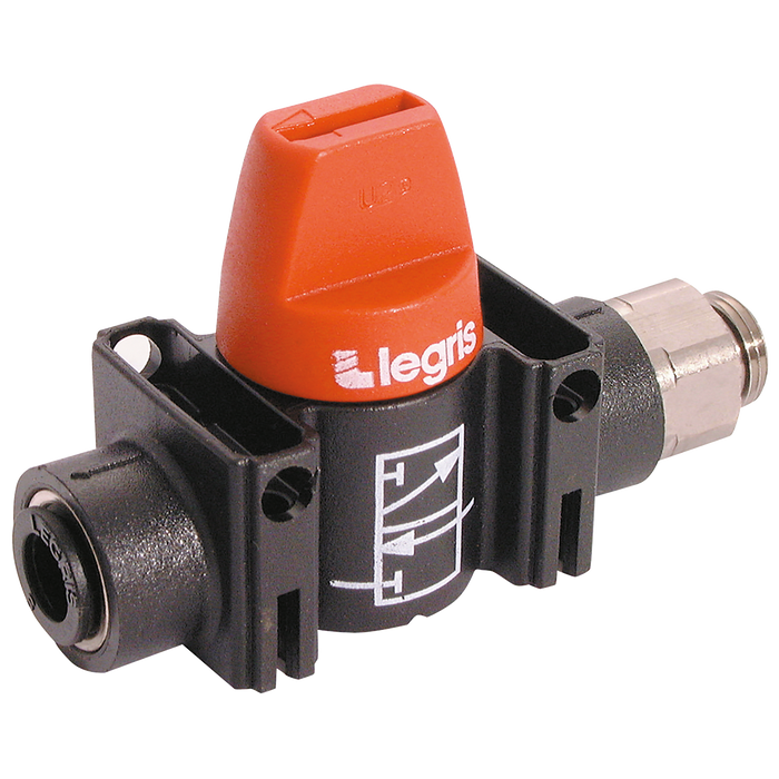 1/2"Bspm X 12Mm Od Ball Valve Tech Polymer