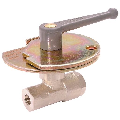 3/8"Bspf X 10Mm Od Ball Valve Ni Plated