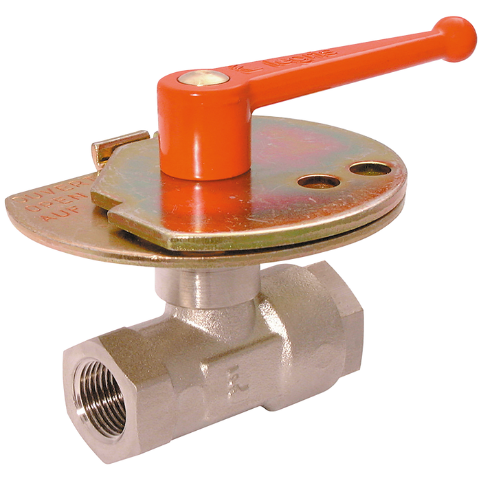 1/2"Bspf X 13Mm Od Ball Valve Ni Plated