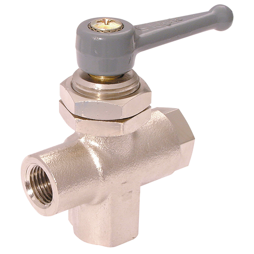 1/4"Bspf X 6Mm Od Ball Valve Ni Plated
