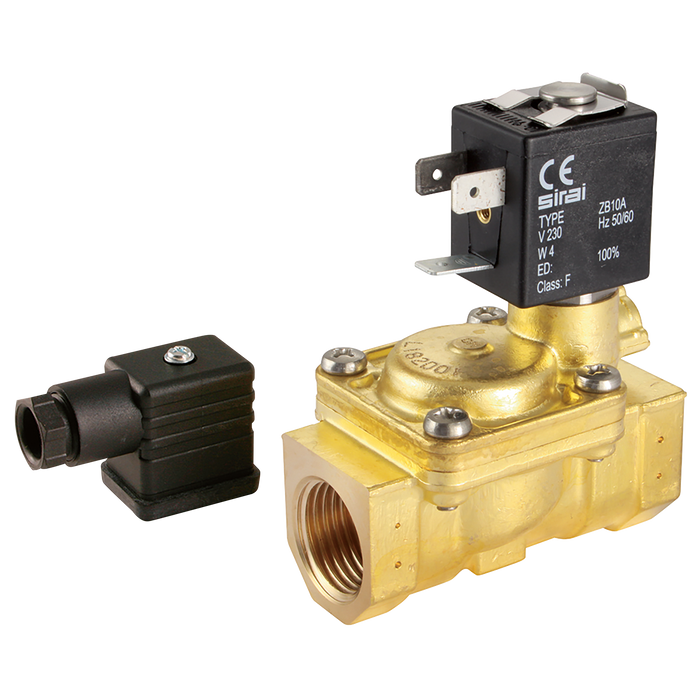 1" 2/2 No Solenoid Valve 230V 50Hz
