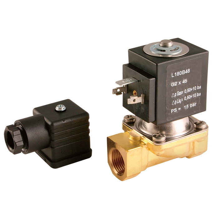 1/2" Bsp 2/2 Nc Solenoid Valve 24V Dc