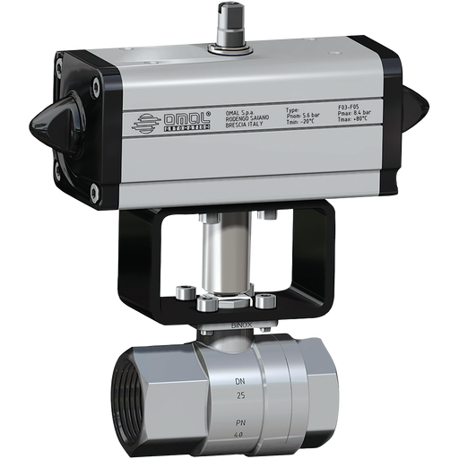 3/4" Bsp Double Acting Ball Valve St/St