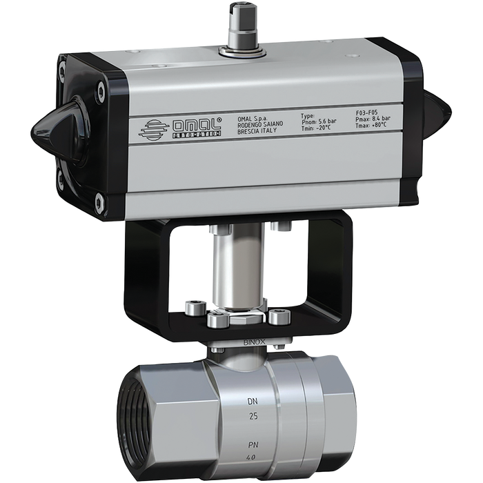 1.1/2"Bsp Double Acting Ball Valve St/St