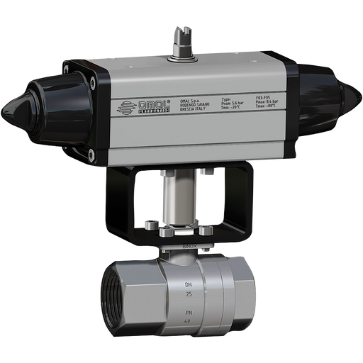 1/2" Bsp Single Act/Spring Retn St/St