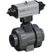 Dn100 Sgle.Act.Pvc B.Valve Pneu.Act