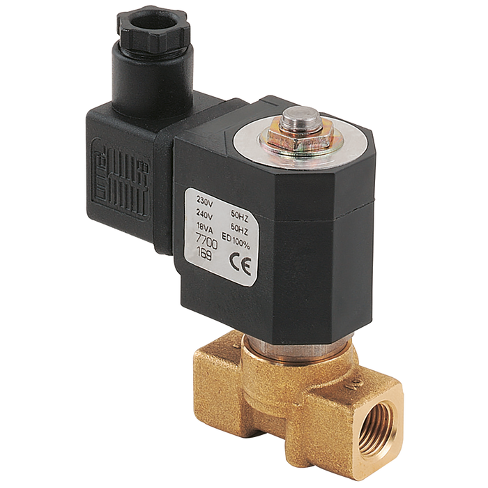 1/4" N/C 2/2 Solenoid Valve 24V Dc