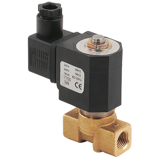 1/8" N/C 2/2 Solenoid Valve 230V 50Hz
