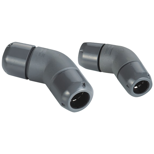 25Mm 45¬∞ Elbow Airpipe Connector