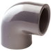75Mm X 21/2" Upvc Plain/Thread 90¬∞ Elbow