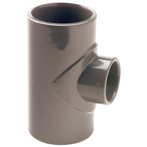 63Mm X 25Mm Upvc Red Branch Tee