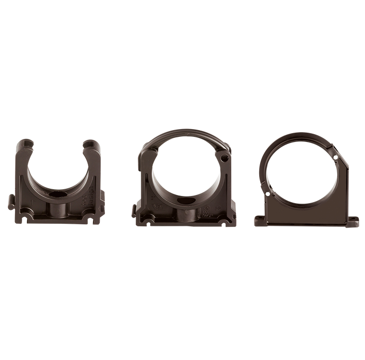 75Mm Black Pp Industraightial Pipe Clip