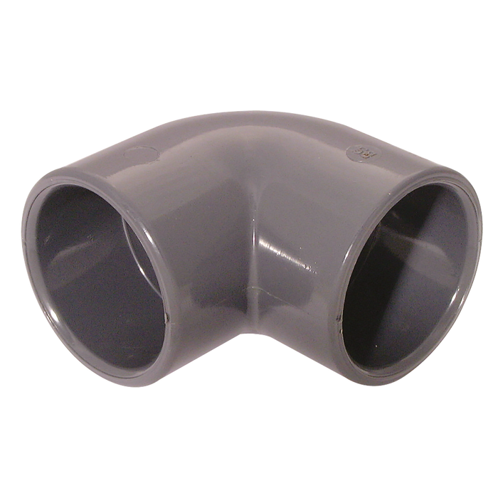 3" Id Solvent Elbow 90Deg Abs Lgrey