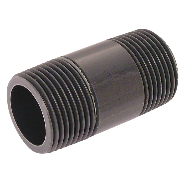 1/4" Id Upvc Equal Barrel Nipple Dgrey