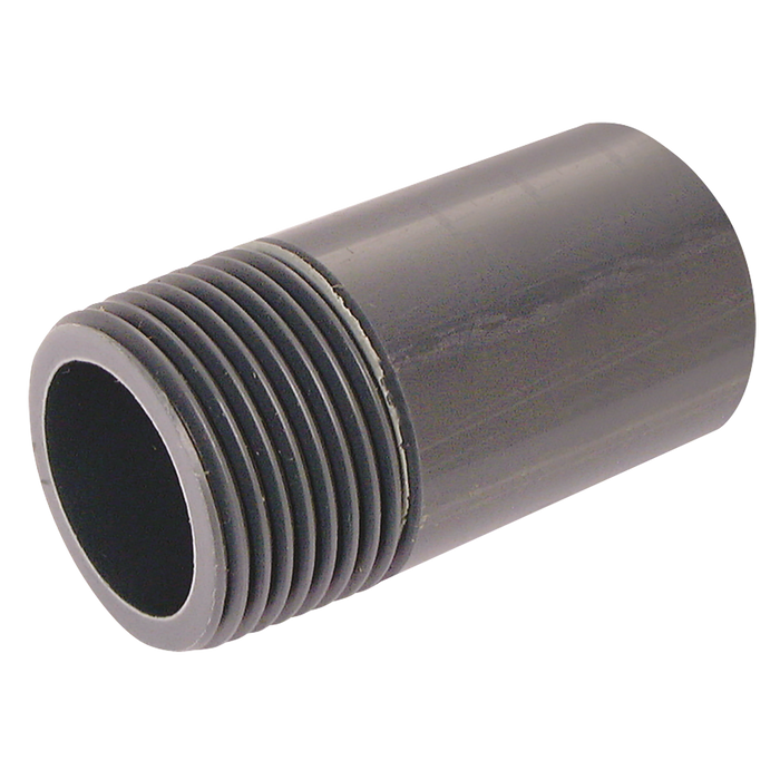 1/2" Bspp X 50Mm Upvc Nipple Dgrey