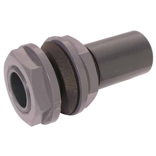 2" Id Abs Equaltank Connector Lgrey