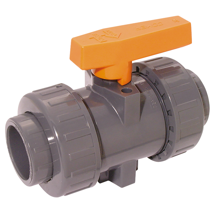 1/2" Id Upvc Ball Valve Double Union