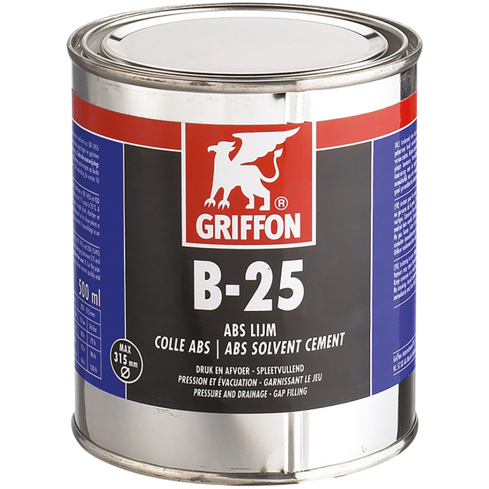 500Ml Tin Abs Solvent Cement