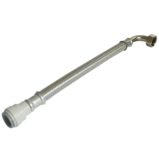 1/2" Bsp Elbow X 15Mm X 300Mm Flexi Hose
