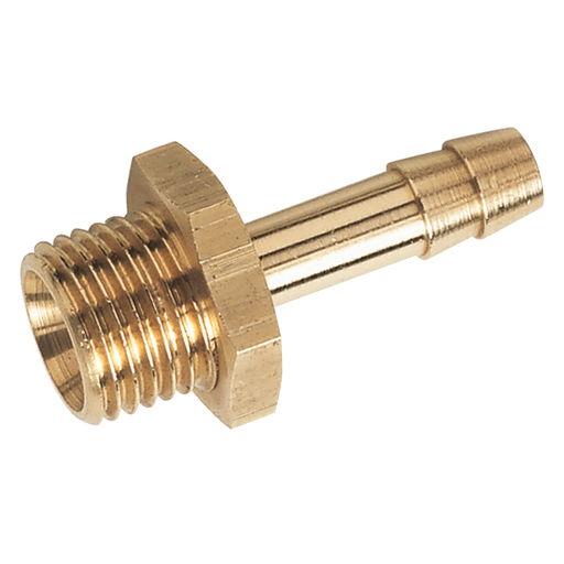1/8" Bspp Male X 3/16" Straight Hose Tail