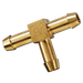 1/2" Id Brass Equal Hosetail Tee
