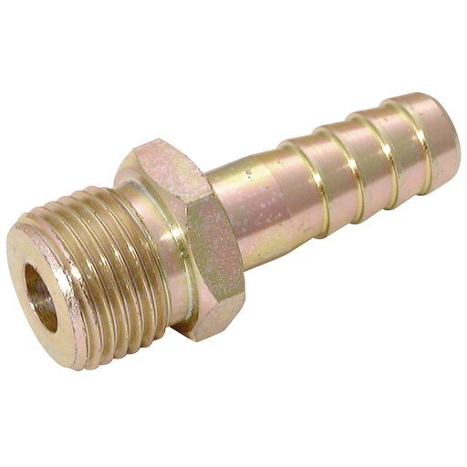 3/4" Bspp Male X 3/4" Hose Steel Plated