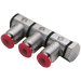 06Mm Od X 1/8" Bspp Male Triple Banjo