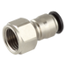 04Mmod X 1/4Bspt Straight Female Adaptor