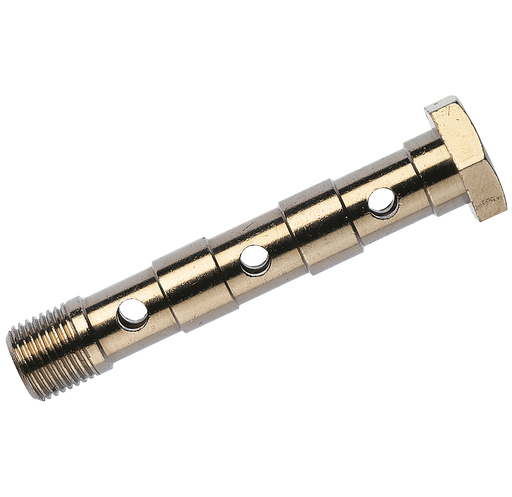 3/8" Bspp Triple Banjo Stem