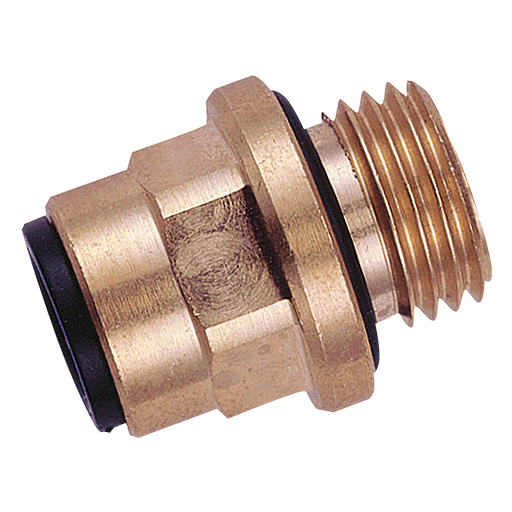 8Mm Od X 1/4" Brass Straightaight Adap