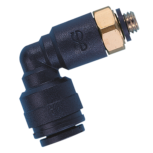 4Mm Od X M5 Swivel Elbow