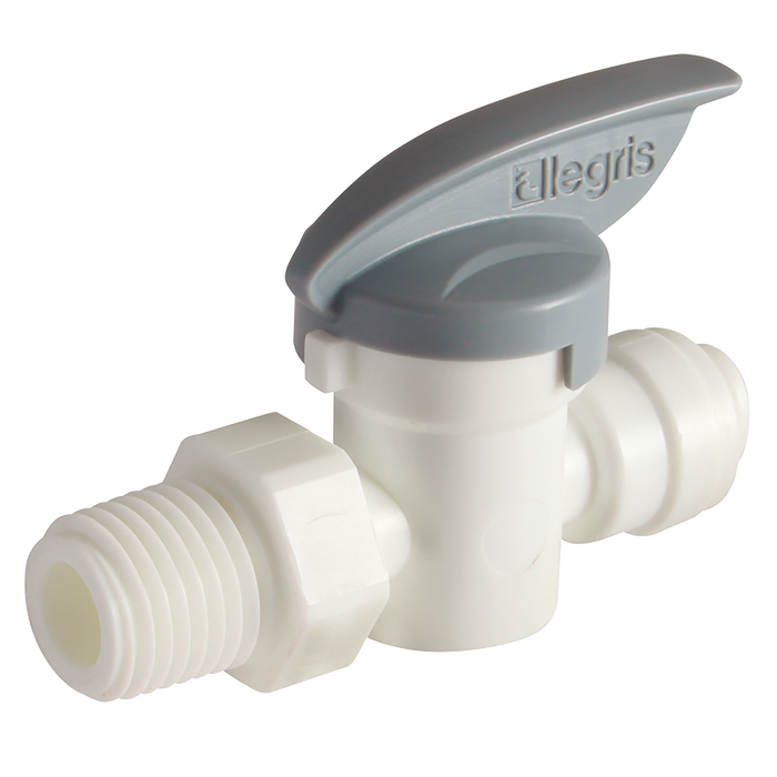 1/4" Od X 1/4" Nptf Male In Line B Valve