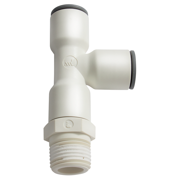 10Mm Od X 1/2 Bspt Male Liquifit Run Tee