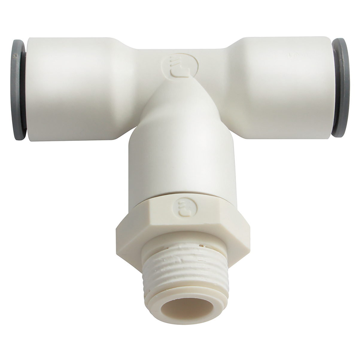 Parker Legris LE658 10 17W 10mm 3/8 BSPT Male Liquifit Branch Tee