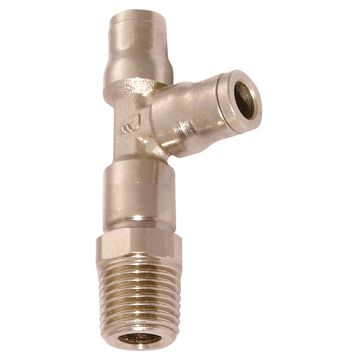 8Mm X 1/4" Male Stud Run Tee Bspt