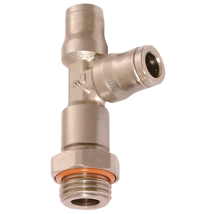 8Mm X 1/4" Male Stud Run Tee