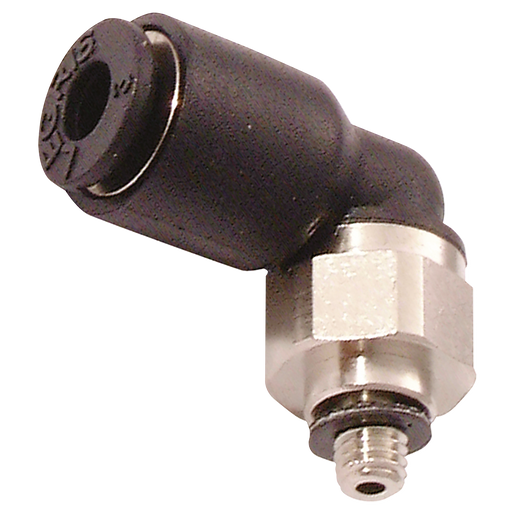 06Mm Od Tube X 1/8" Bspp Male Stud Elbow