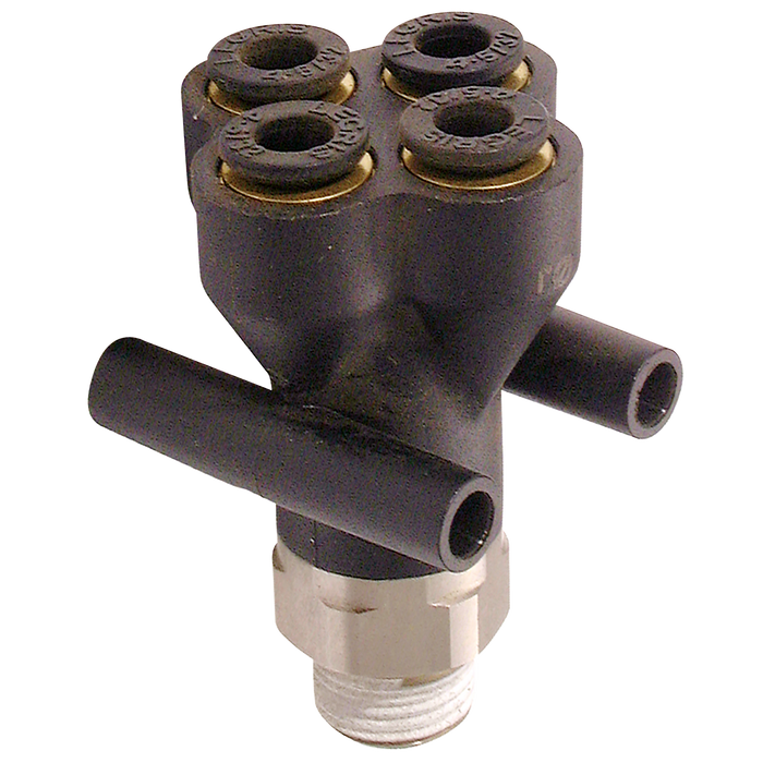 6Mm X 1/4" Dble Y Piece Bspt