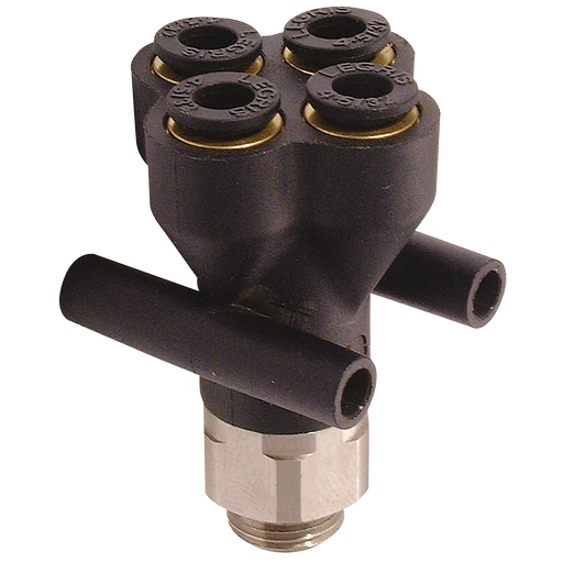 6Mm X 1/4" Dble Y Bspp